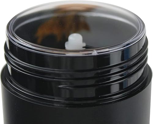 Miniatura 9 de 10 recipientes de desodorante redondos vacíos de 1.0 fl oz, barra de llenado de 1 onza, contenedor de desodorante negro, tubo de bálsamo labial,