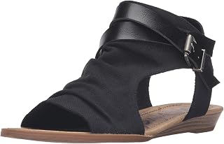 Blowfish Malibu Women's Balla Wedge Sandal, Black, 8 Price In India