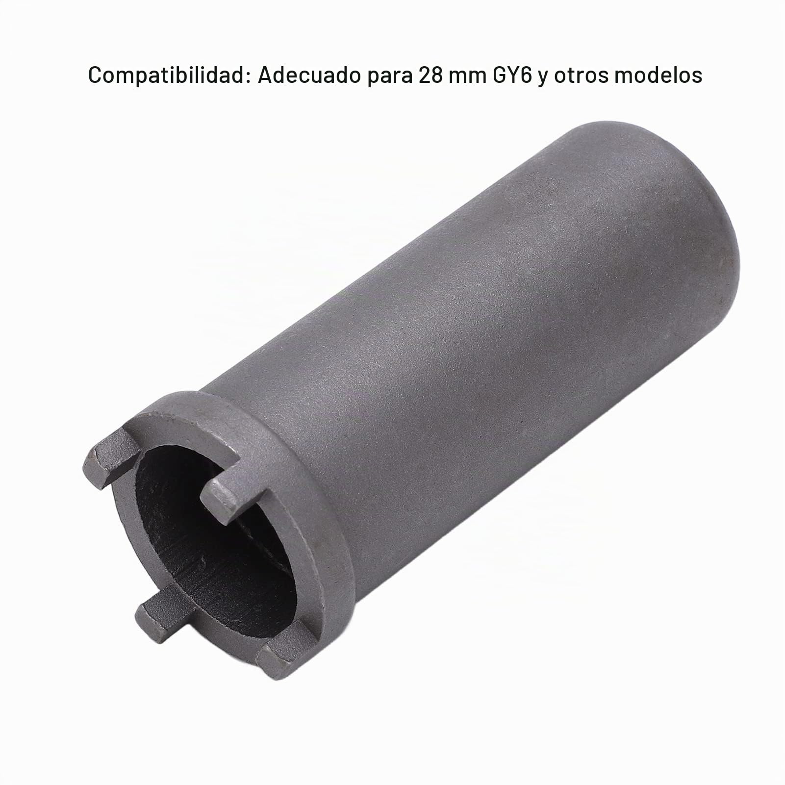 KIMISS Llave de Contratuerca de Motocicleta, Herramienta de Extracción de Embrague de Motocicleta Llave de Vaso de Tuerca de Bloqueo para Arrancador GY6 de 28 Mm
