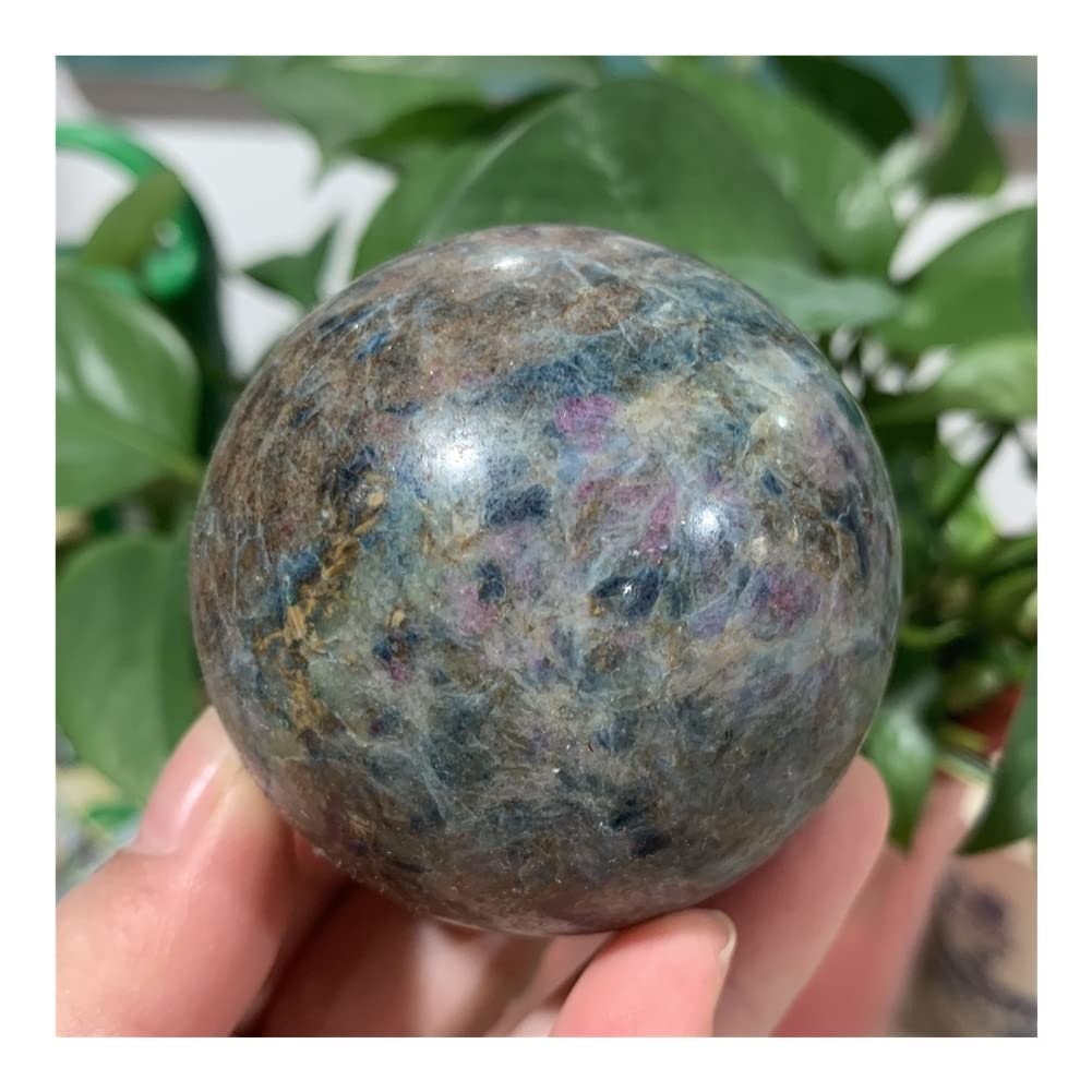 OURVER 60-65 mm Decorazione for la casa Sfera di Pietra di Cristallo Sfera di Pietra Naturale Bella Pietra di Cristallo Naturale ZUZAOJUYIN