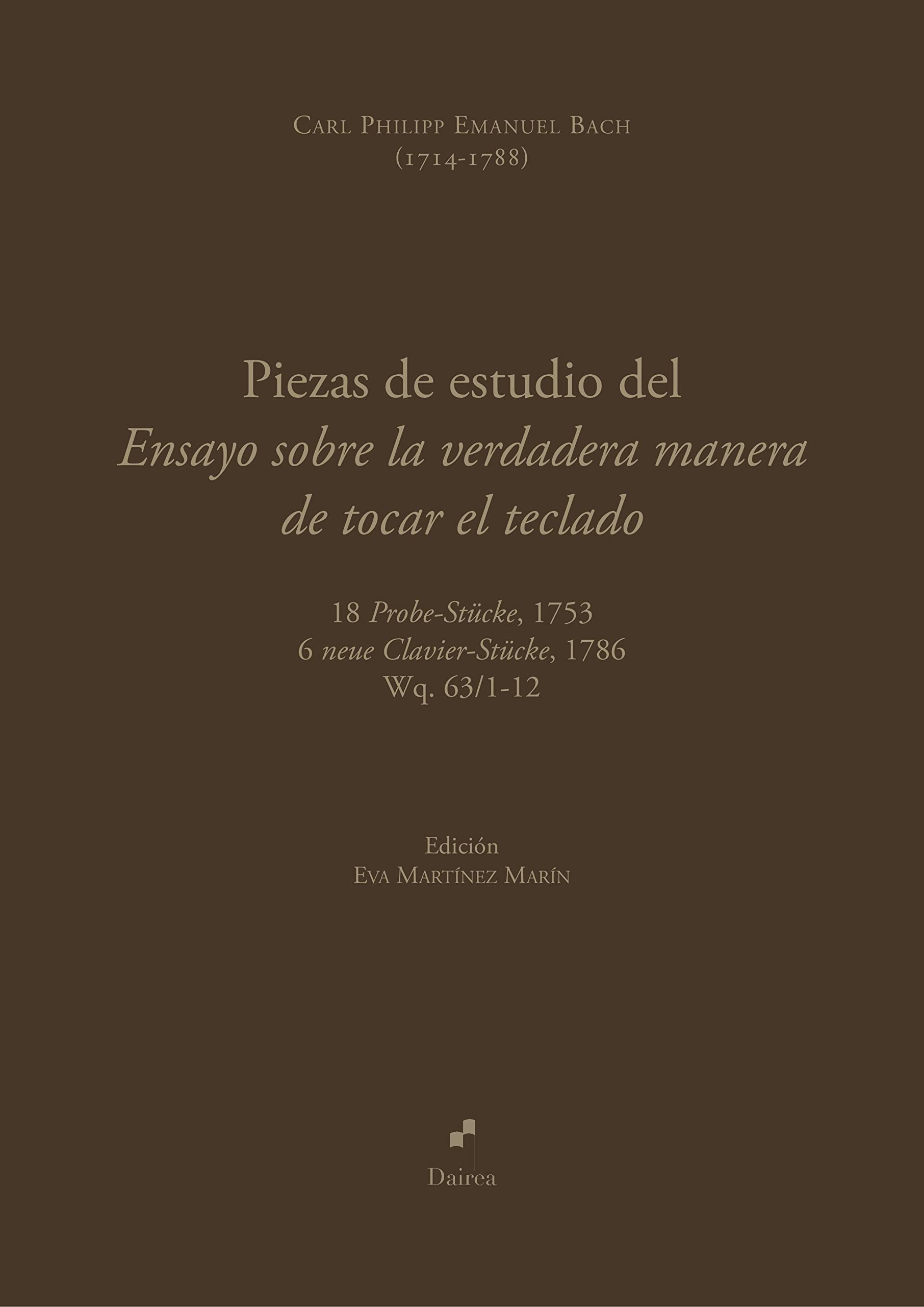 Piezas de estudio del Ensayo sobre la verdadera manera de tocar el teclado