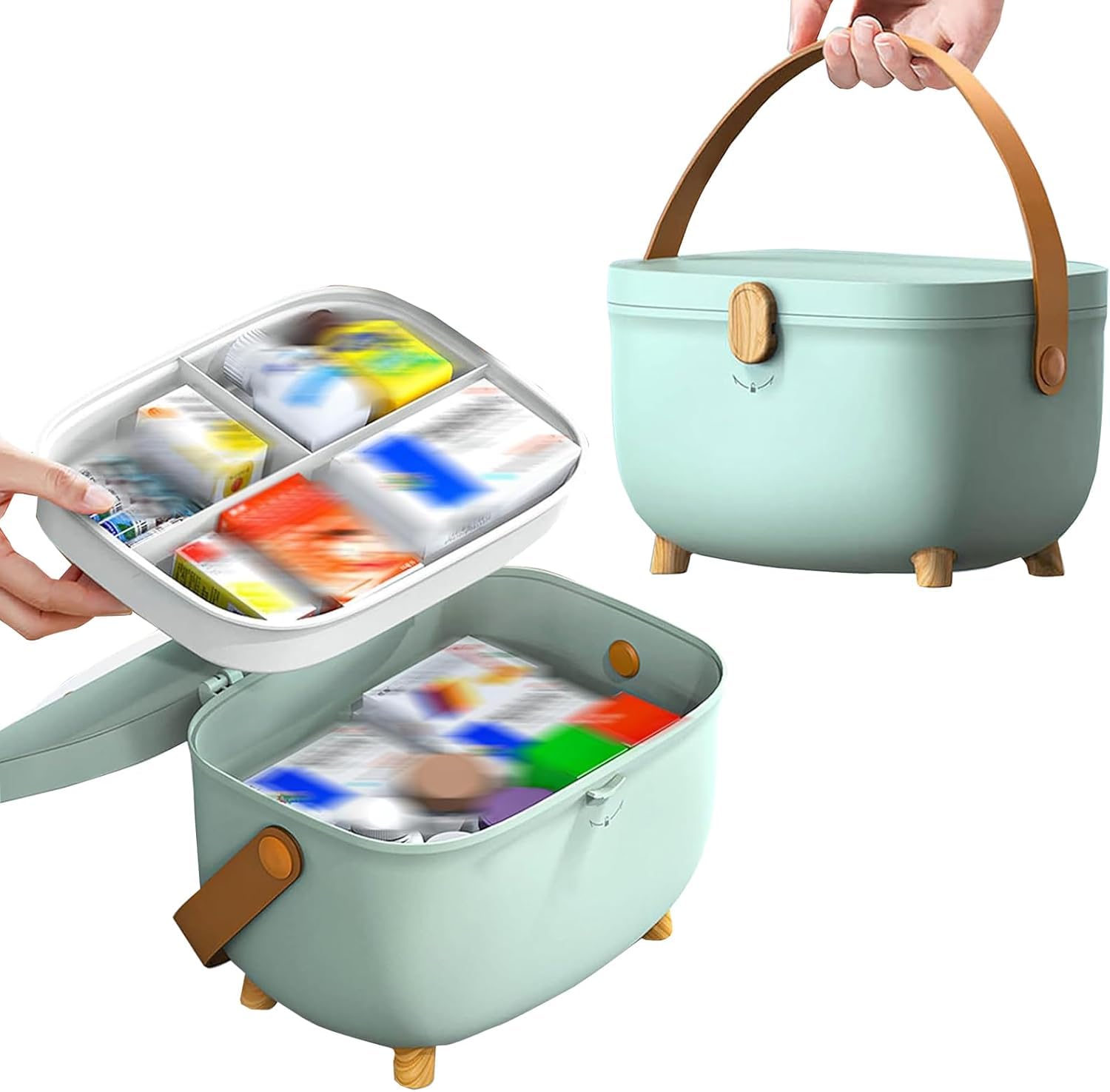 Boite A Pharmacie, Rangement Pour Médicaments Portable Avec