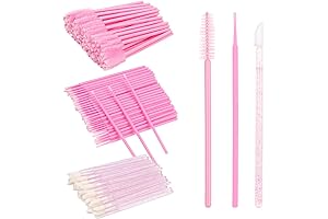 300PCS Eyelash Extension Supplies Kit, Pink Sets, Makeup Tools