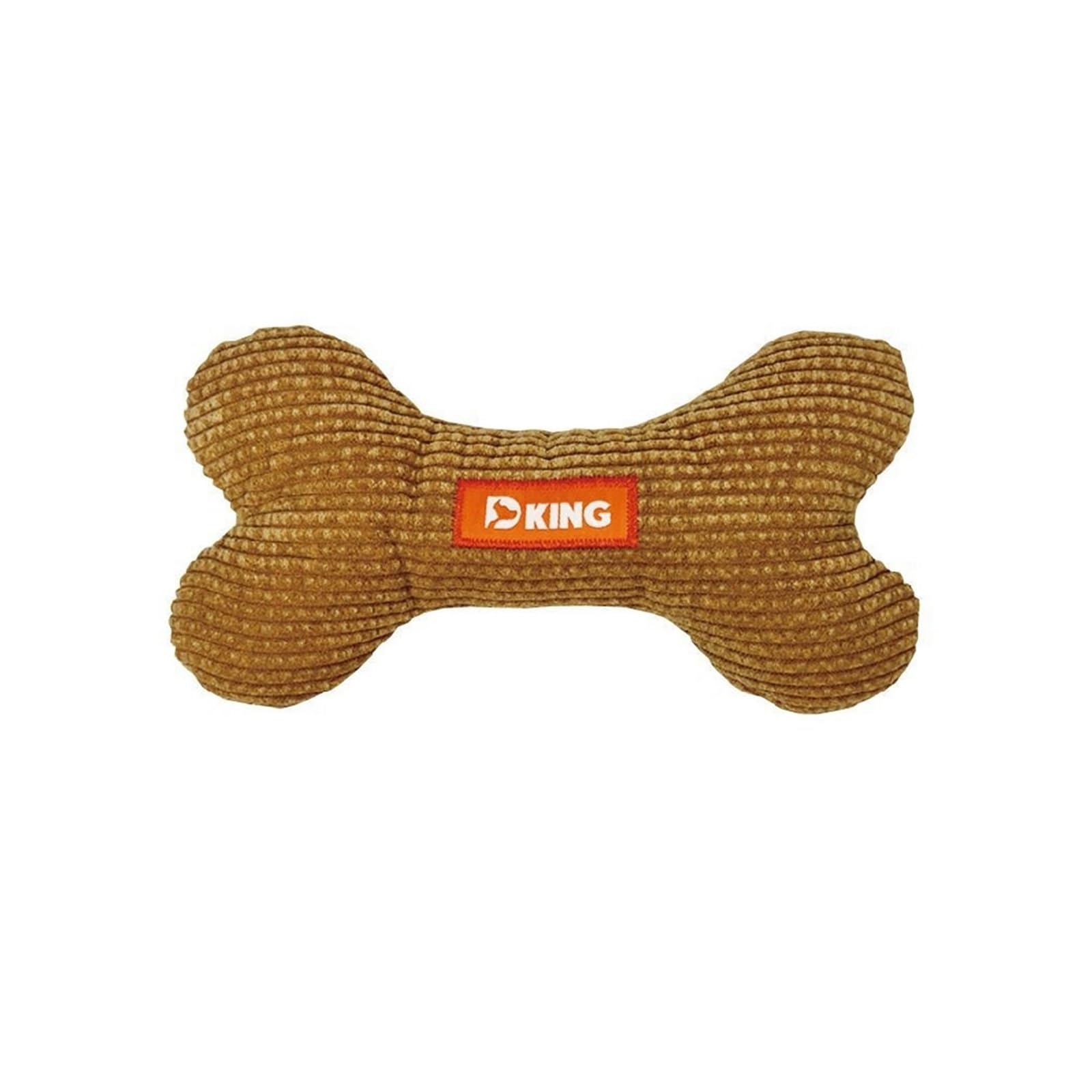 Jouet couineur peluche os marron pour partager des moments complices
