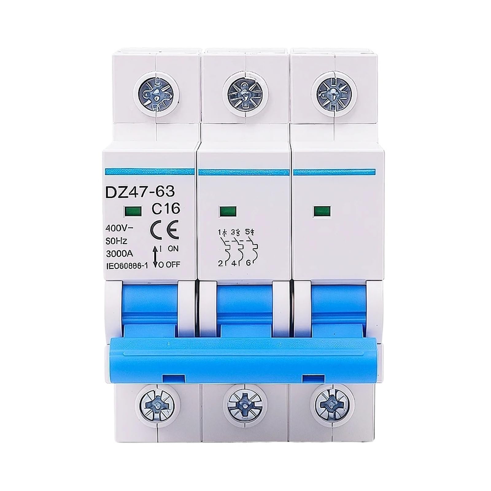 Disjoncteur triphasé pour protéger moteur électrique 380V 20A