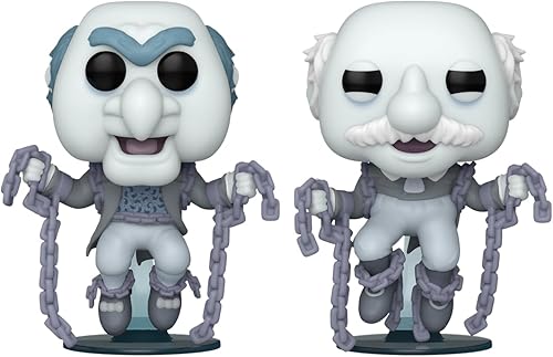 Miniatura 2 de Funko Pop! Películas: The Muppet Christmas Carol - Statler y Waldorf como The Marley Brothers, paquete de 2