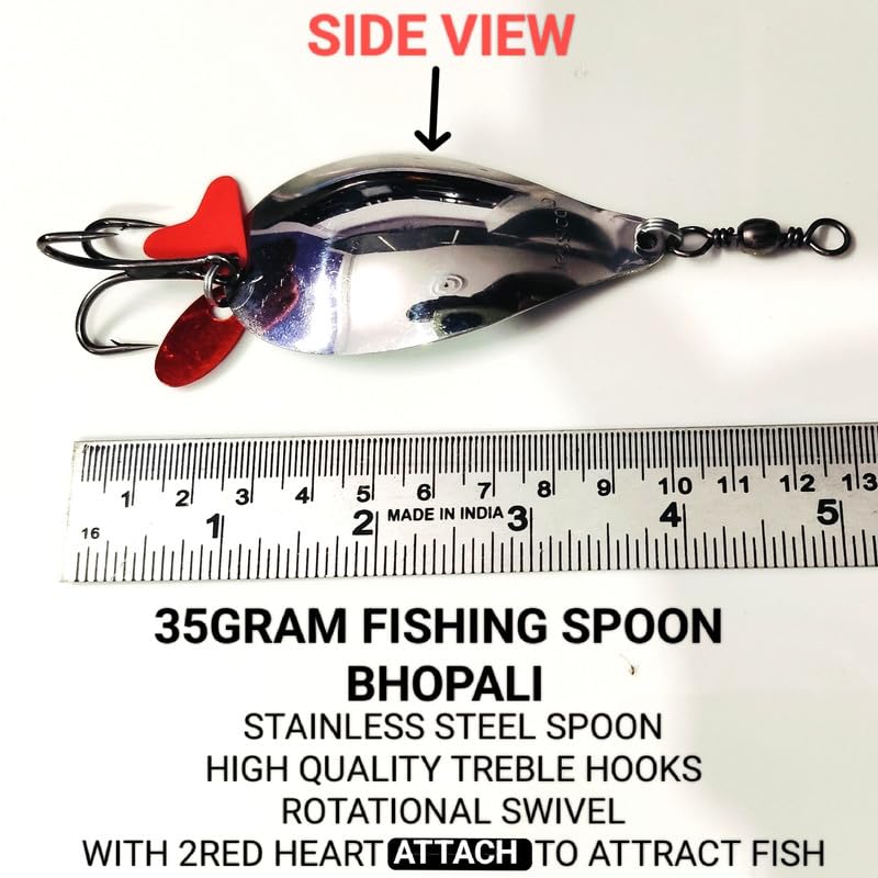 35GRAM Fishing Spoon BHOPALI 1PCS lukana Fishing Spoon 2
