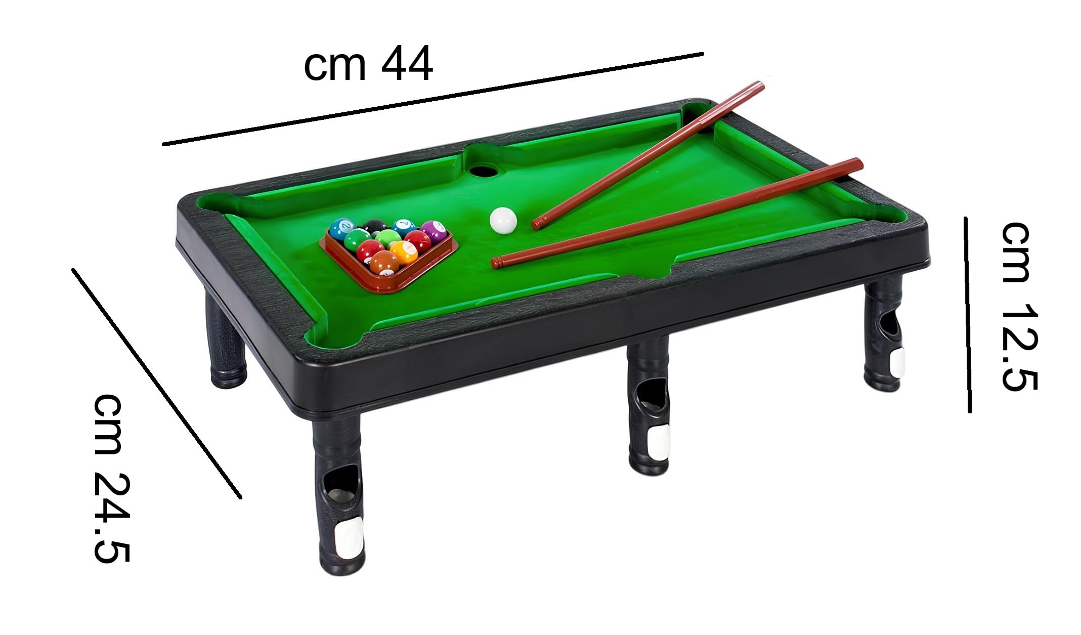 Gioco da Tavolo da Biliardo per Bambini Biliardino Giocattolo Tavolo da Biliardo Portatile Gioco Carambola per Bambini Adulti Ragazzi Giochi Carambola cm 44
