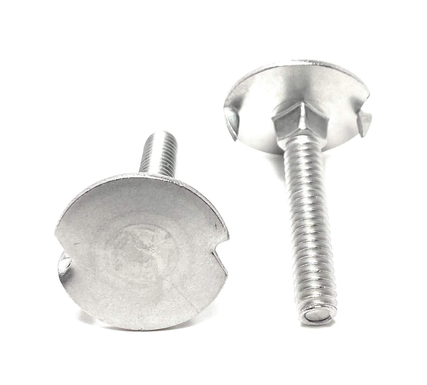 (10) 1/420x11/2 Stainless Steel Fanged Elevator Bolt Square Neck (15/