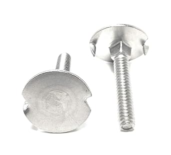 10 1/4-20x1-1/2 Stainless Steel Fanged Elevator Bolt Square Neck 15/16 Diameter Head 18-8