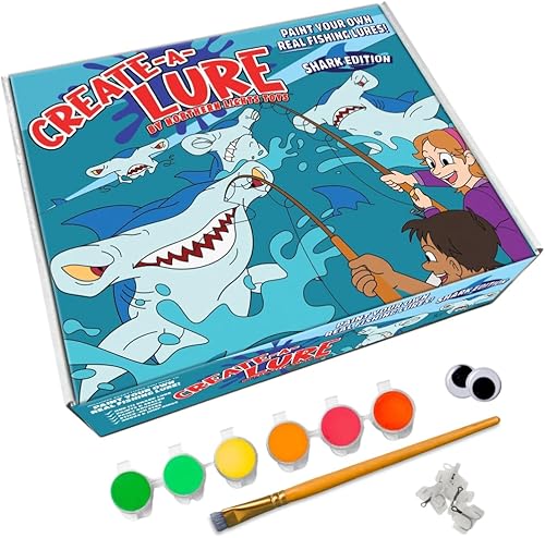 Miniatura 7 de Edición de 6 unidades kit de actividad y fabricación de señuelos para niños, incluye pintura, pinceles y 6 señuelos, artes y manualidades perfectas