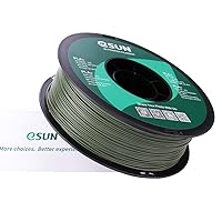 Vista 4 de eSUN PLA PRO (PLA+) - Filamento de impresora 3D, precisión dimensional +/- 0.001 pulgadas, carrete de 2.2 libras, de ¹/₁₆ pulgadas, color verde oliva