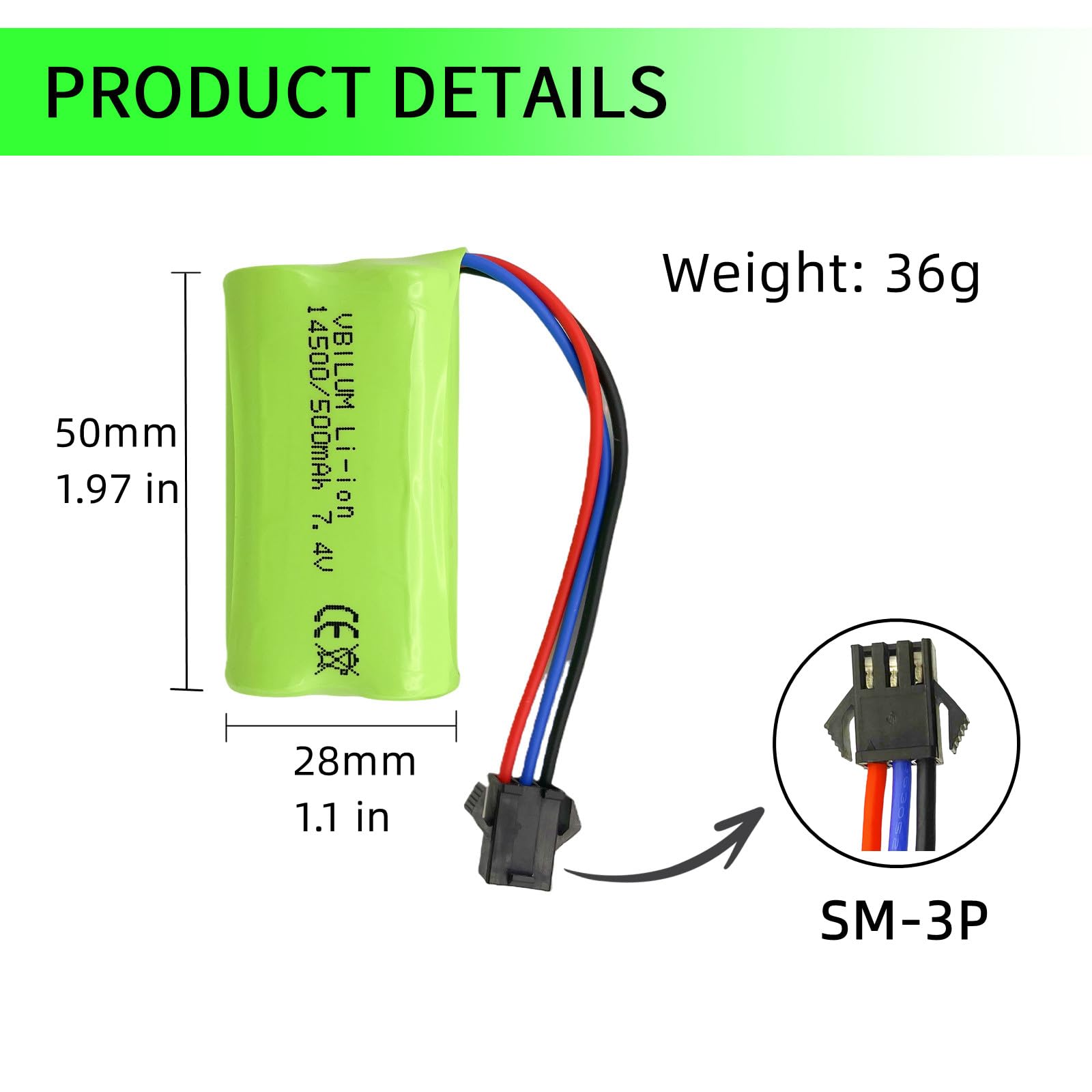 21700 Batteria ricaricabile agli ioni di litio 4800 mAh | Ordina qui