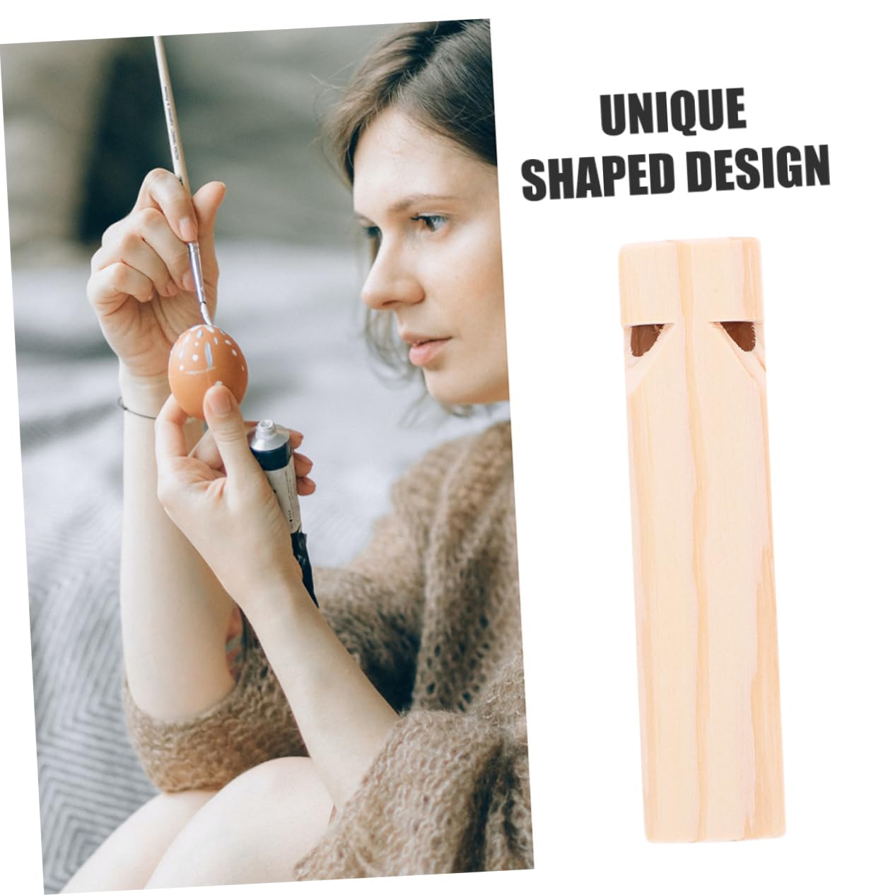 ERINGOGO 2pcs Unpainted Wooden Whistle for Flute DIY Musical Instruments for Parties Lightweight Design for and Carry Promotes Music Exploration and Hearing Development