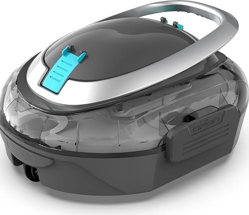 S2 Robot Piscine,Double Filtration,Aspirateur Piscine sans Fil