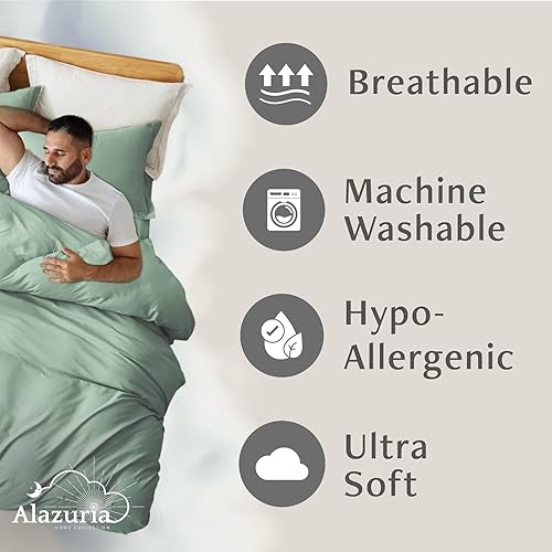 Miniatura 3 de Funda de edredón tamaño King  Juego de ropa de cama de 3 piezas (1 funda de edredón y 2 fundas de almohada), funda de edredón suave de doble