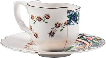Seletti Hybrid-Tamara Porcelain Coffee Cup With Saucer