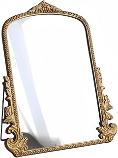 Large Vintage Gold Table Mirror – 16