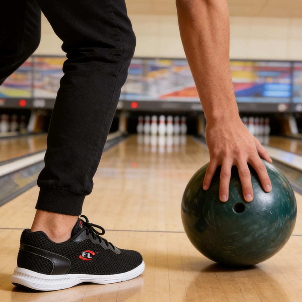 Herren Rasen Bowling Schuhe Schnürung Athletic Garten Bowls Trainer Atmungsaktives Leichte Bequeme lässige für Anfänger