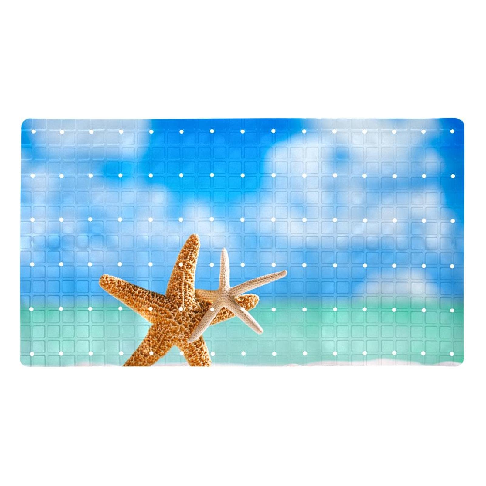 Tapis de bain étoile de mer pour transformer votre douche en bord de plage