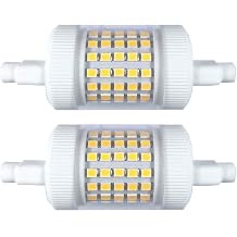 QLEE Dimmable 12W R7s LED Bulb 78mm Daylight 150W Equivalent Halogen 3.1" Double Ended J Base T3 R7s 120V Flooding Reading Working Security Floor Lamp Soft Light 2PCS