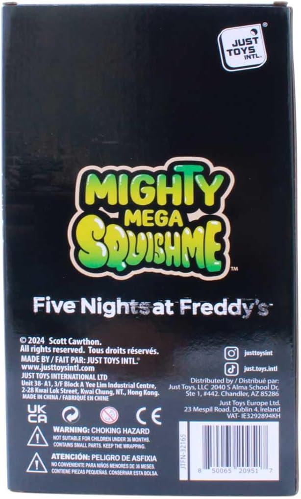 Five Nights at Freddy's Glow in Five Nights at Freddy’s Springtrap Mighty Mega SquishMe – 12″ Glow‑in‑the‑Dark Scented Foam Plush Toy Dark Mighty Mega Squishme (Springtrap)