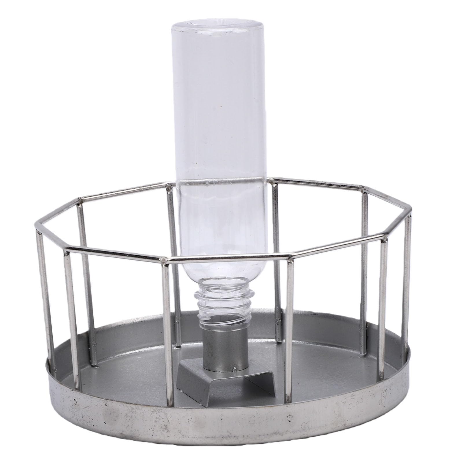 Ciotola per rettili in acciaio inox, dispenser di acqua affidabile per tartarughe e lucertole, 1 unità (grande)