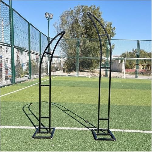 Arco curvo per matrimonio, supporto con arco a mezza luna e palloncino per interni ed esterni, decorazione per feste di compleanno, 3,5 m + 1,8 m