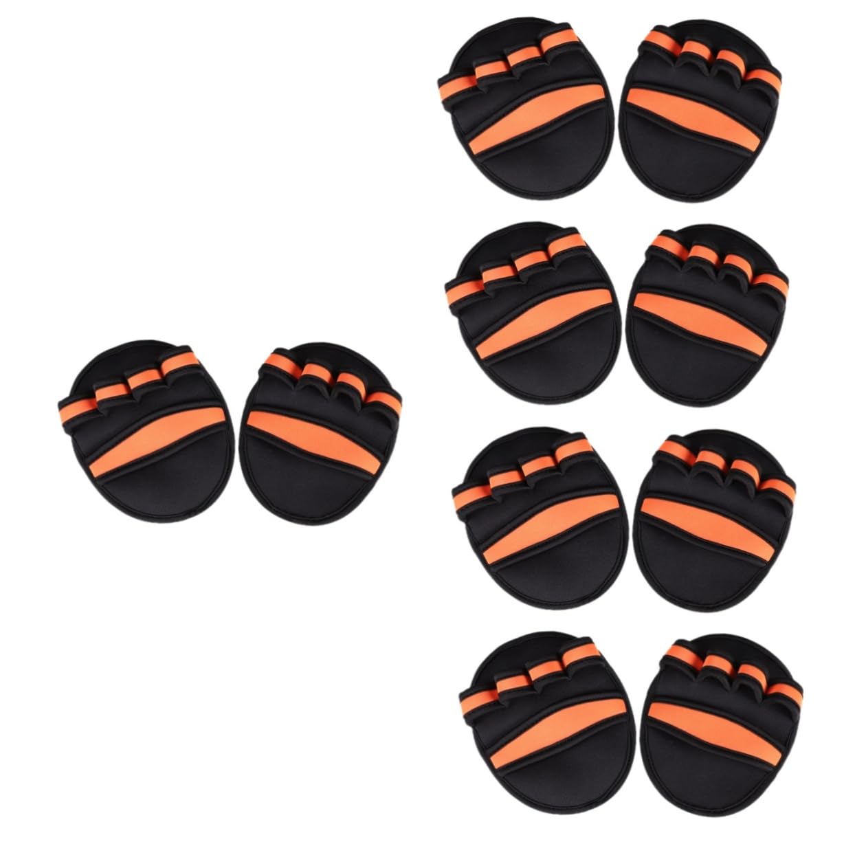 Kisangel 5pares Guantes De Levantamiento De Pesas Transpirables para Gimnasio Agarre Antideslizante Diseño Abierto para Entrenamiento y Ejercicio Hombres y Mujeres