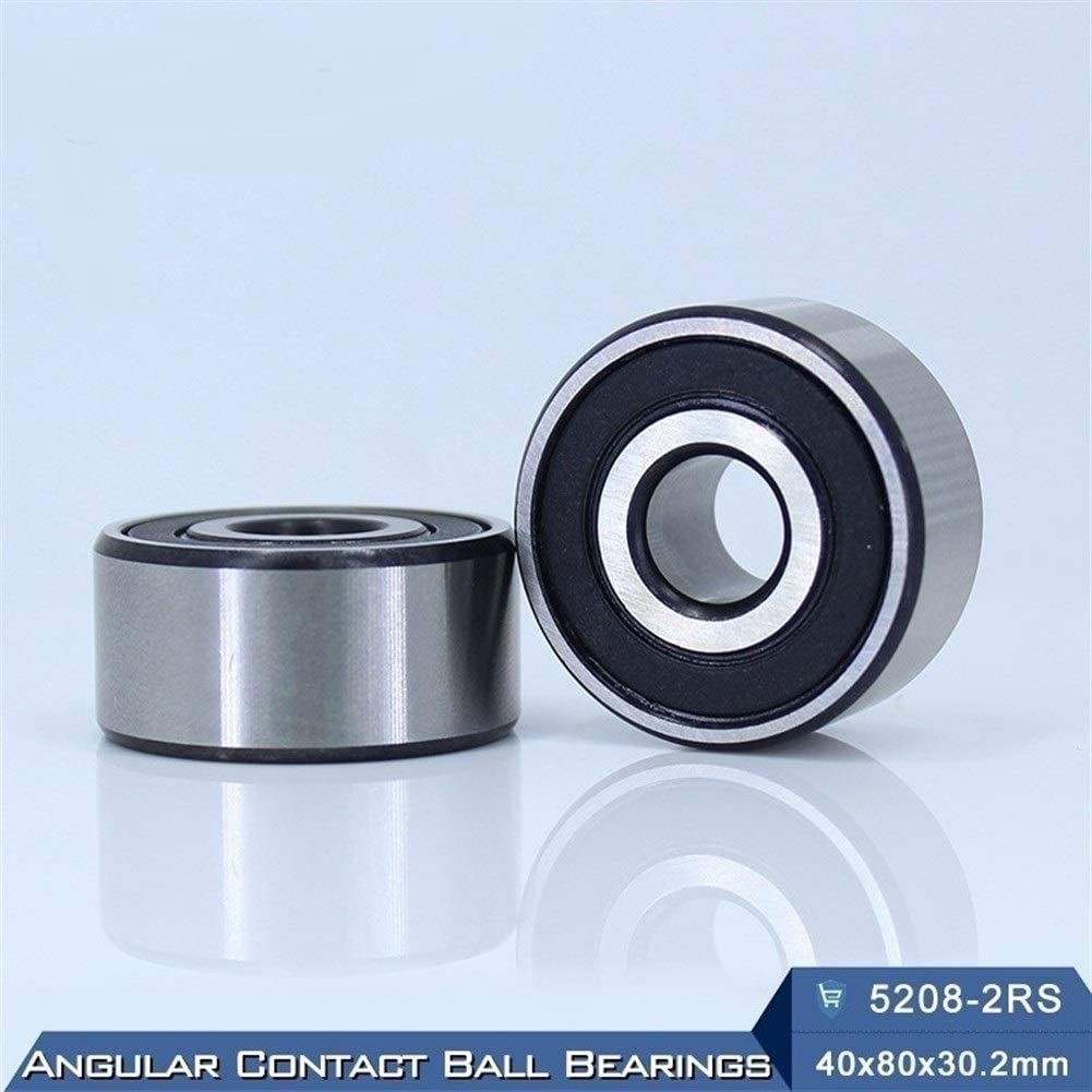 TMP1105 544162 5208 2RS 5208RS 3208 2RS 3056208 Roulement à Billes à Gorge Profonde 1 PC Roulements à Billes à Contact Oblique à Double rangée axiale 40 x 80 x 30,2 mm Roulements
