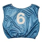 Practice Numbered Adult Scrimmage Vest, Royal Blue
