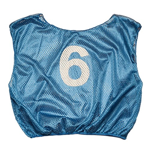 Practice Numbered Adult Scrimmage Vest, Royal Blue