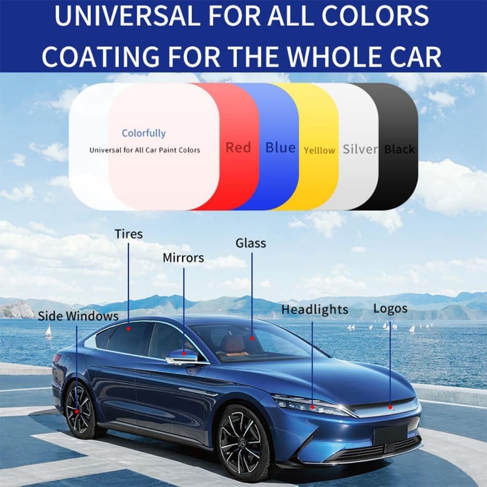 Sopami Quick Effect Coating Agent, 500 ml Sopami Quick Effect Coating Agent, 3 w 1 High Protection Quick Car Coating Spray Hydrophobic Trim Coating, Car Scratch Wax Polish Spray Waterless Wash (2 szt