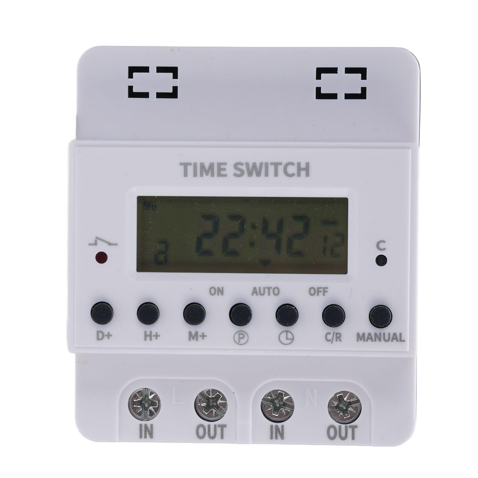 Hebdomadaire 7 jours timer switch 60A grand écran haute capacité