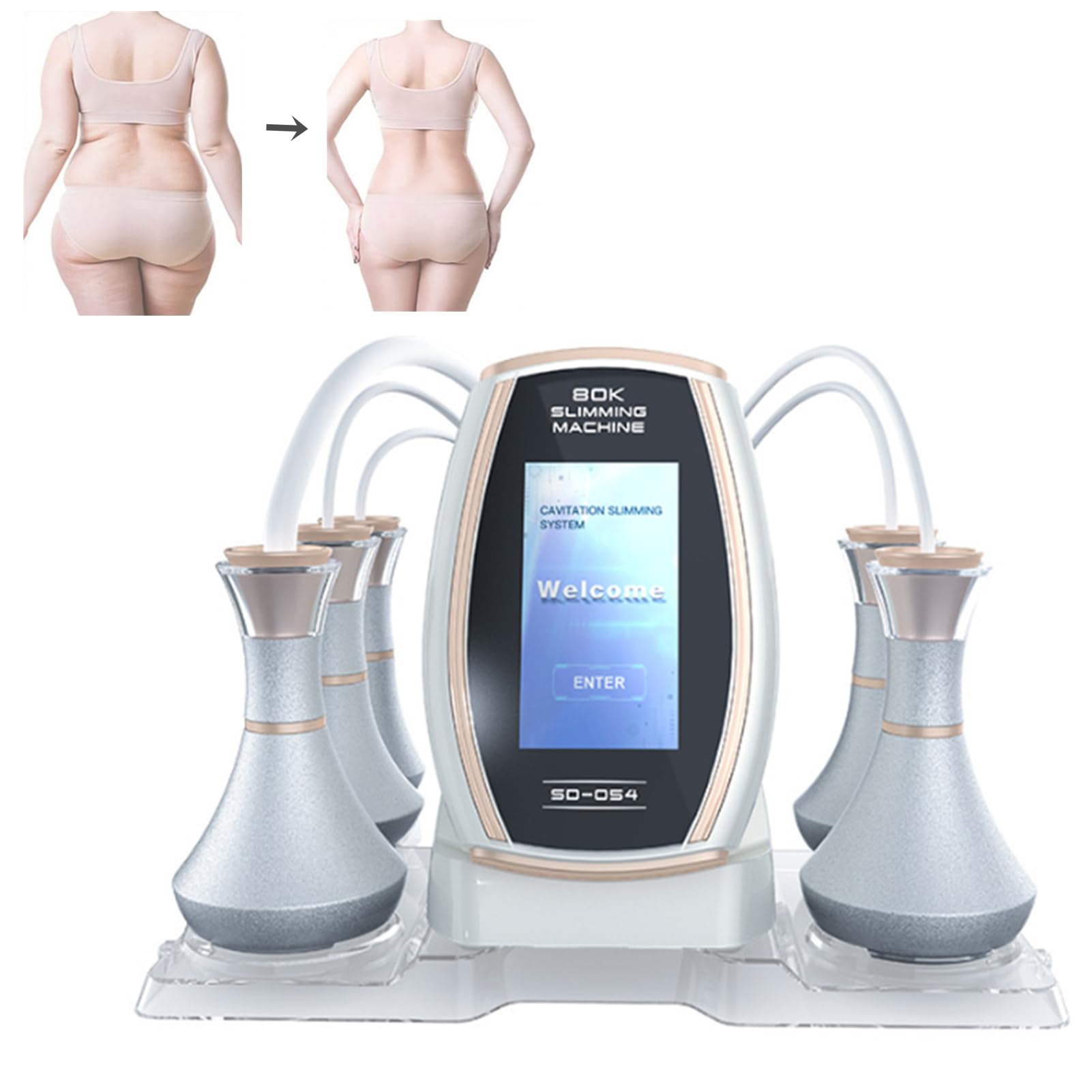 RF Macchina Anticellulite,Body Sculptural Massaggiatore Anti Cellulite Vibrante A Infrarossi, Tonificazione E Tonificazione del Corpo, Dimagrante Uso Domestico Body Face Care