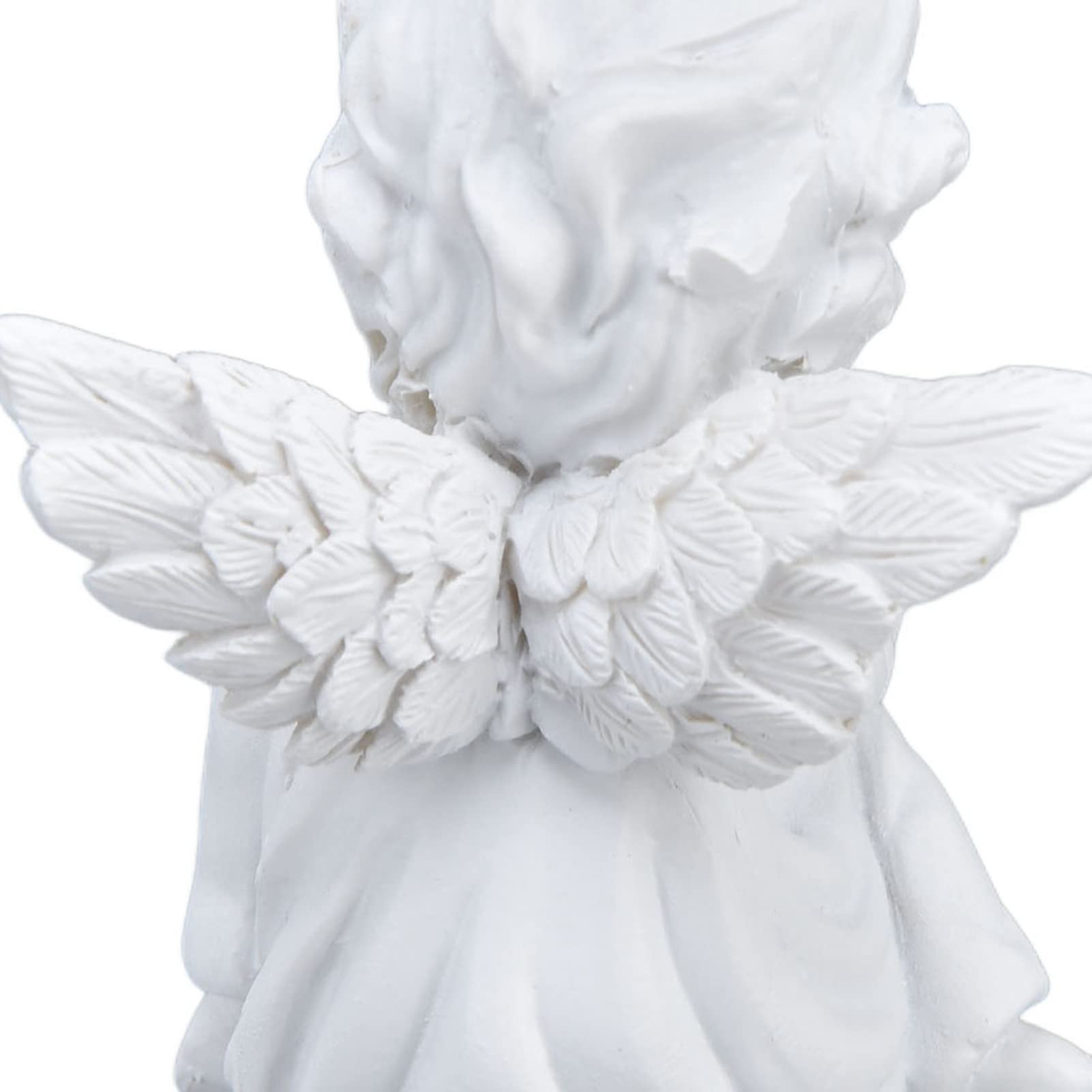Statuette Ange Gardien Résine 6x5.5cm Décoration Intérieure Extérieure Cadeau Religieux Catholique