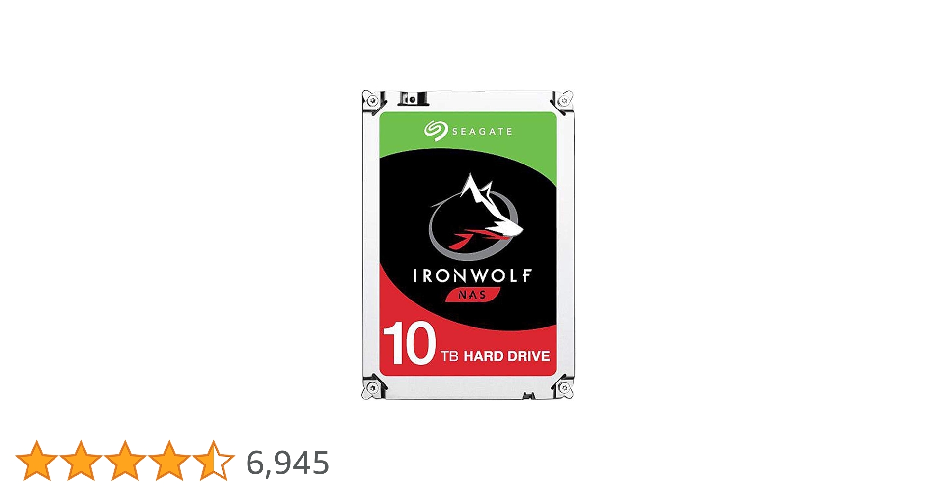 Seagate IronWolf 10TB 10000VN4 2本セット Seagate IronWolf 10TB NAS Internal Hard Drive High-Capacity.