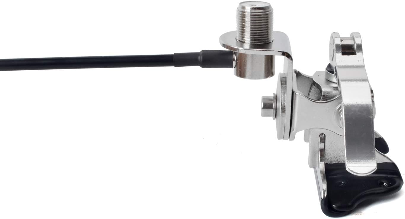 Dual Band 2meter 70cm Mobile Radio Antenna AZ507RB 29.5inch 144/430MHz for Car Vehicel Truck Mobile Transceiver with Clip and 5m Cable