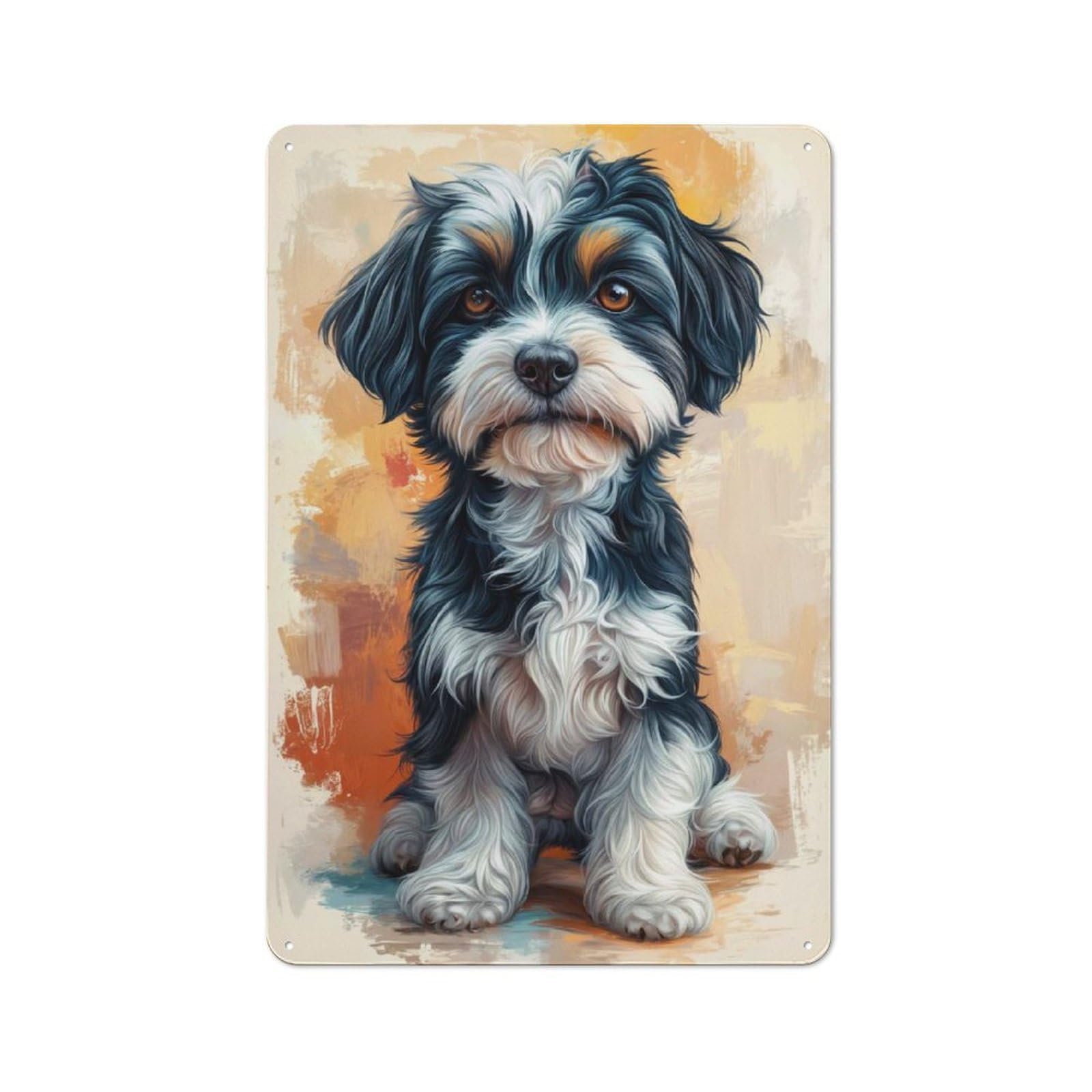 Junmoney Havanese Vintage Tin Sign 30X20cm, Nostalgic Retro Room Decor For Bedroom, Office, Home Bar Or Dining Room