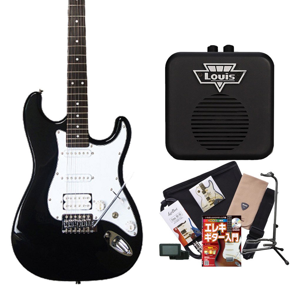 Amazon | BUSKER'S BST-3H BK ミニアンプセット エレキギター 初心者