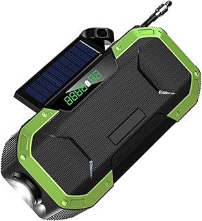 UKCOCO Rádio Solar Manivela Rádio Manivela Rádios Solares E Manivela Rádios De Emergência Bancos De Energia De Emergência Rádio De Emergência Ao Ar Livre Estação De Rádio Salva-Vidas Ímã