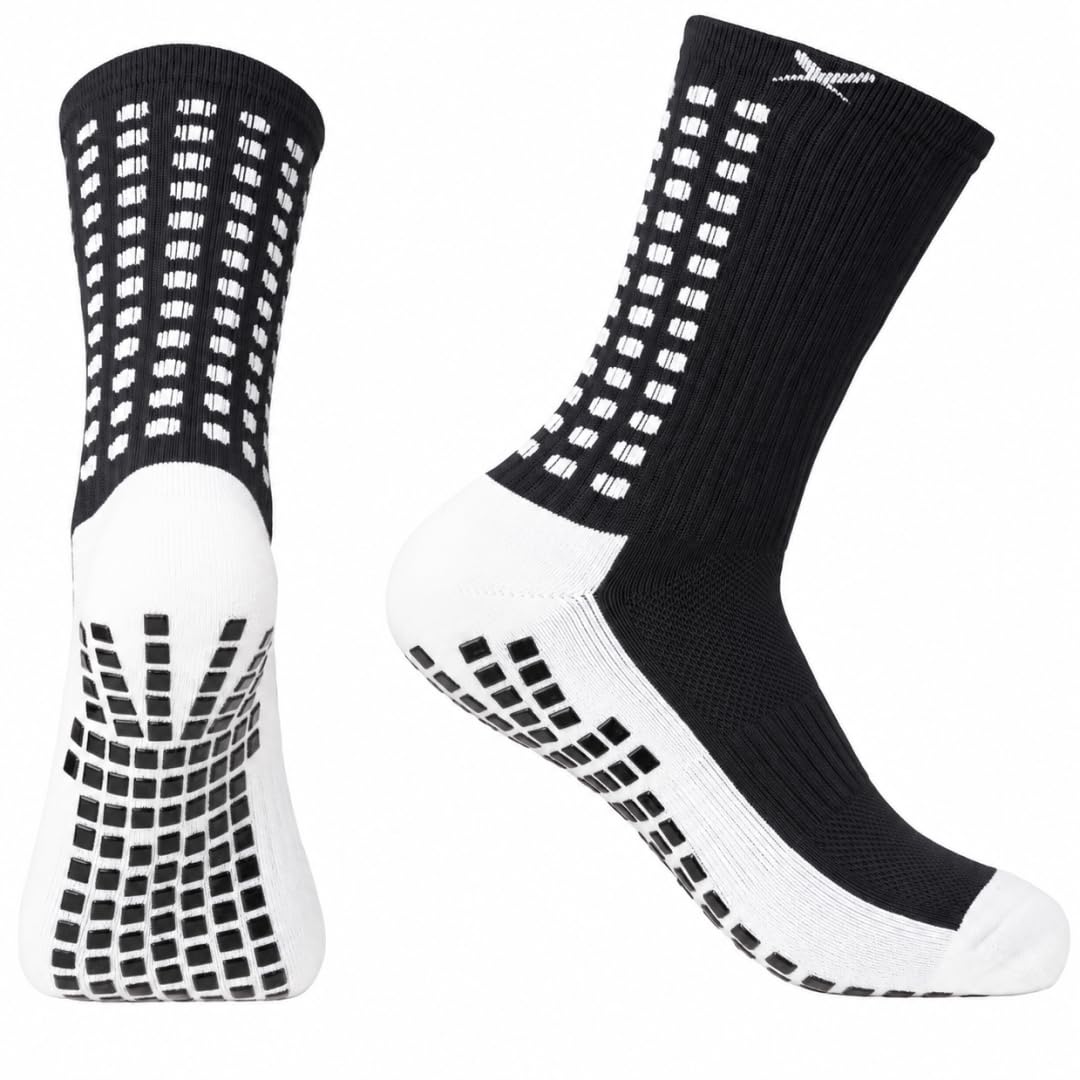 Lux Dual Grip Soccer Socks for Men &amp; Women - DualGrip Engineered for Performance &amp; Comfort - Anti-Slip Grip Socks for Soccer