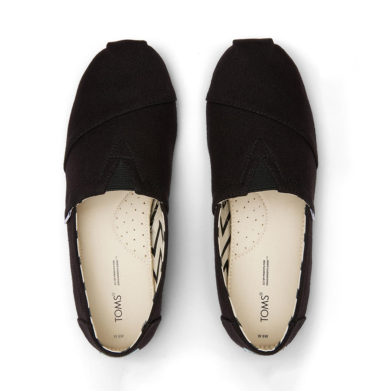 TOMS Alpargata Wide, Mocassino Basso Donna
