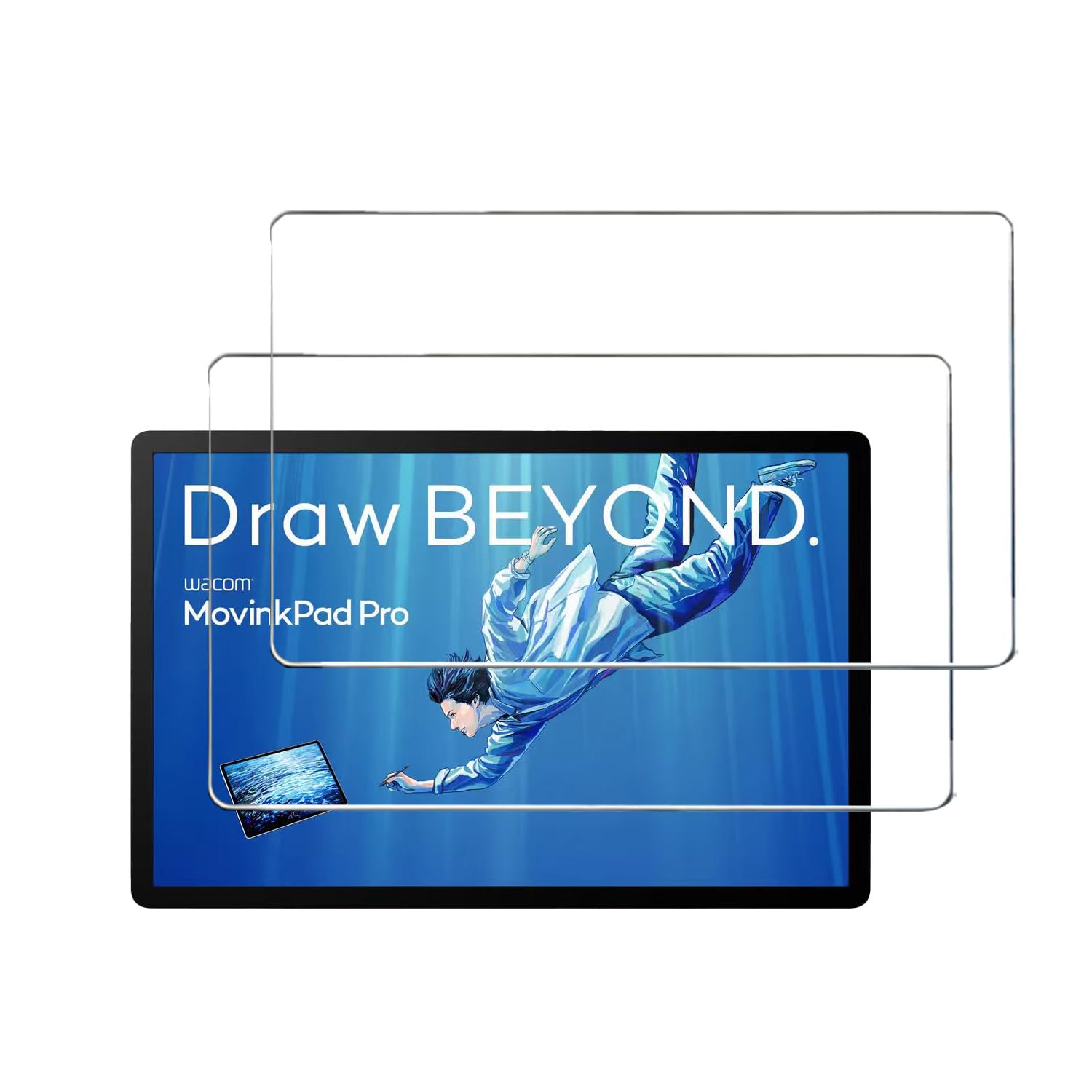 Amazon.co.jp: 【2枚セット】For Wacom MovinkPad Pro フィルム 14