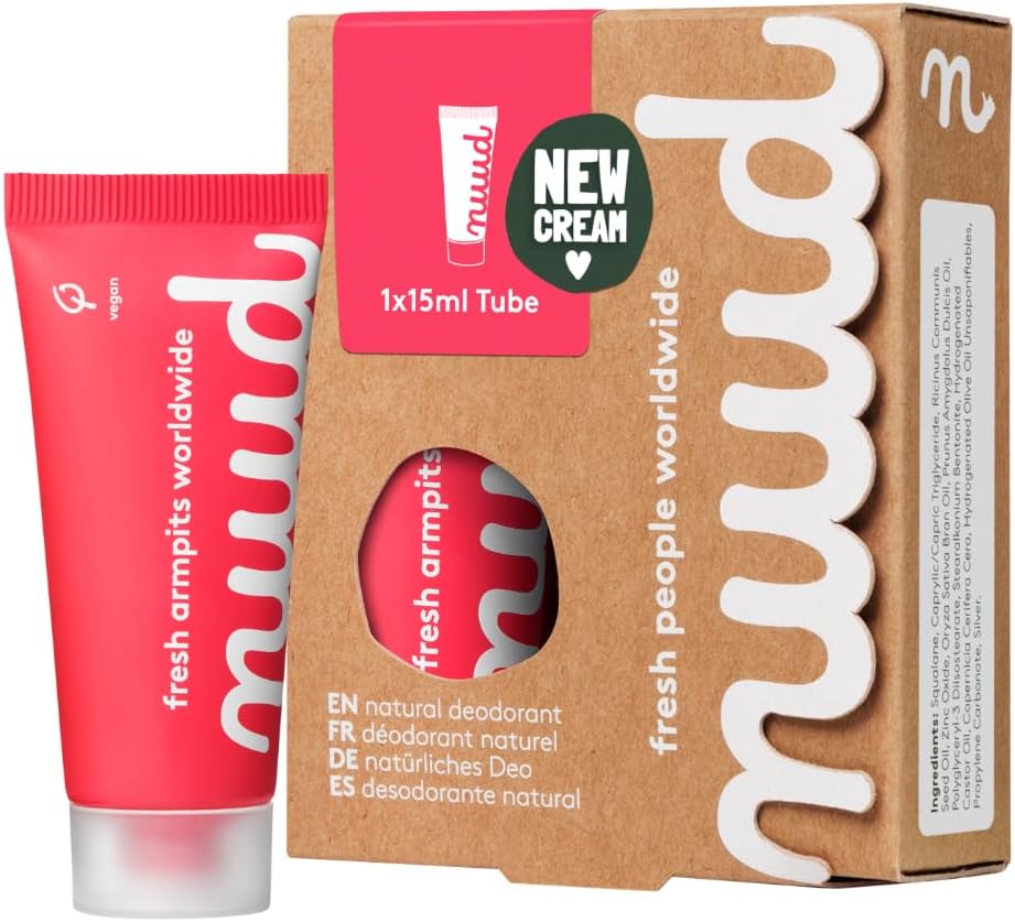 Cream Deodorant (Starter (1 x 15 ml), Red)