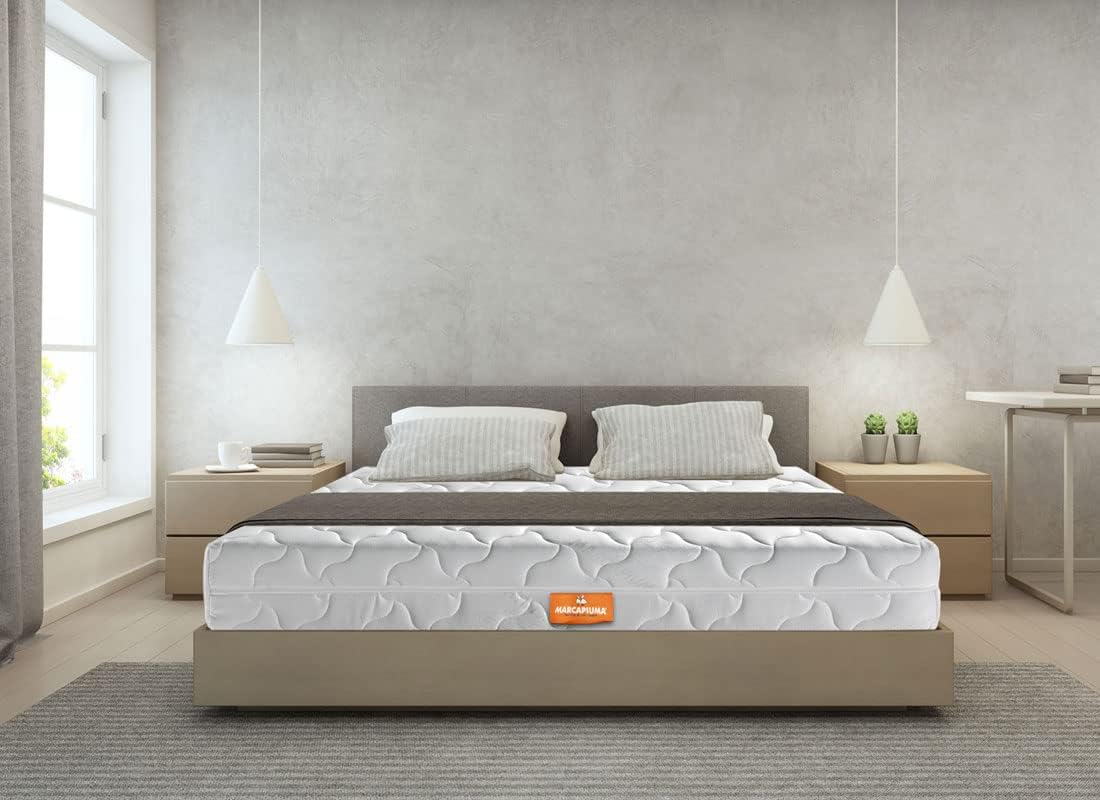 Euro Single Bio Soy Memory Mattress 3 ft (3ft x 6ft6) 90x200 cm depth 21 cm RAINBOW PLUS Firm H3 Non-allergenic Dust mite resistant Breathable with Silver Removable Cover Made in Italy