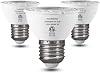 KAKEMONO PAR16 LED Bulbs Dimmable 5W Short Neck Track Spot Light,50watt Halogen Replacement Track Spotlight,E26 Medium Base,Daylight White 5000K,Pack of 3