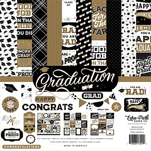 Kit Graduation Echo Park 12x12 pour créer un cadeau de diplôme unique