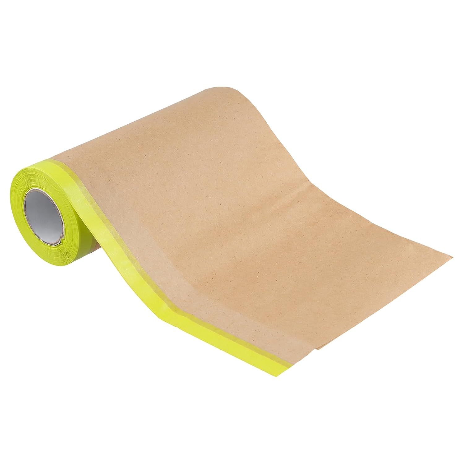 SINJEUN 10 Rolls 30 cm x 15 m Light Brown Painter's Masking Paper Roll, Painter's Masking Paper, Kraft Paper Masking Film for Car Painting and Painting Work image 5