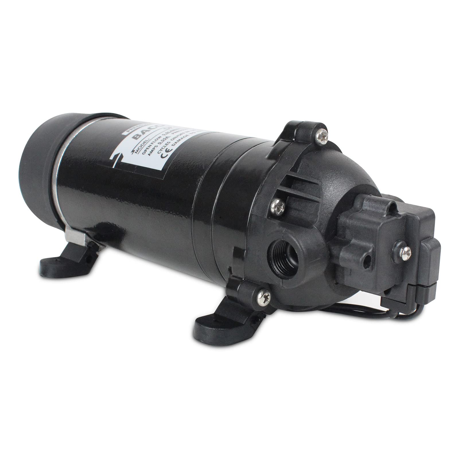 BACOENG Bomba de Diafragma de Presión de Agua AC230V 160 PSI 5.5L/ min, Bomba de Membrana de Presión para Marina, Barcos, Yate, Exterior Jardín